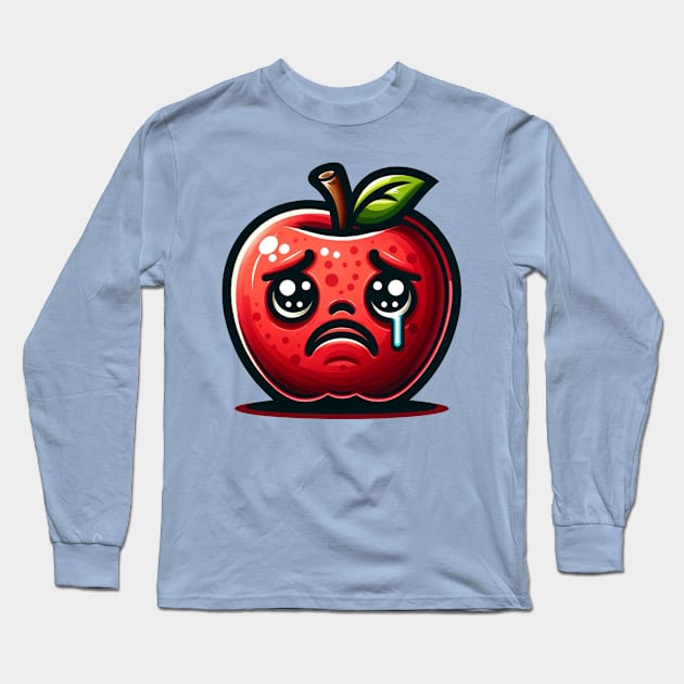 sad apple Long Sleeve T-Shirt by Ferdi Everywhere